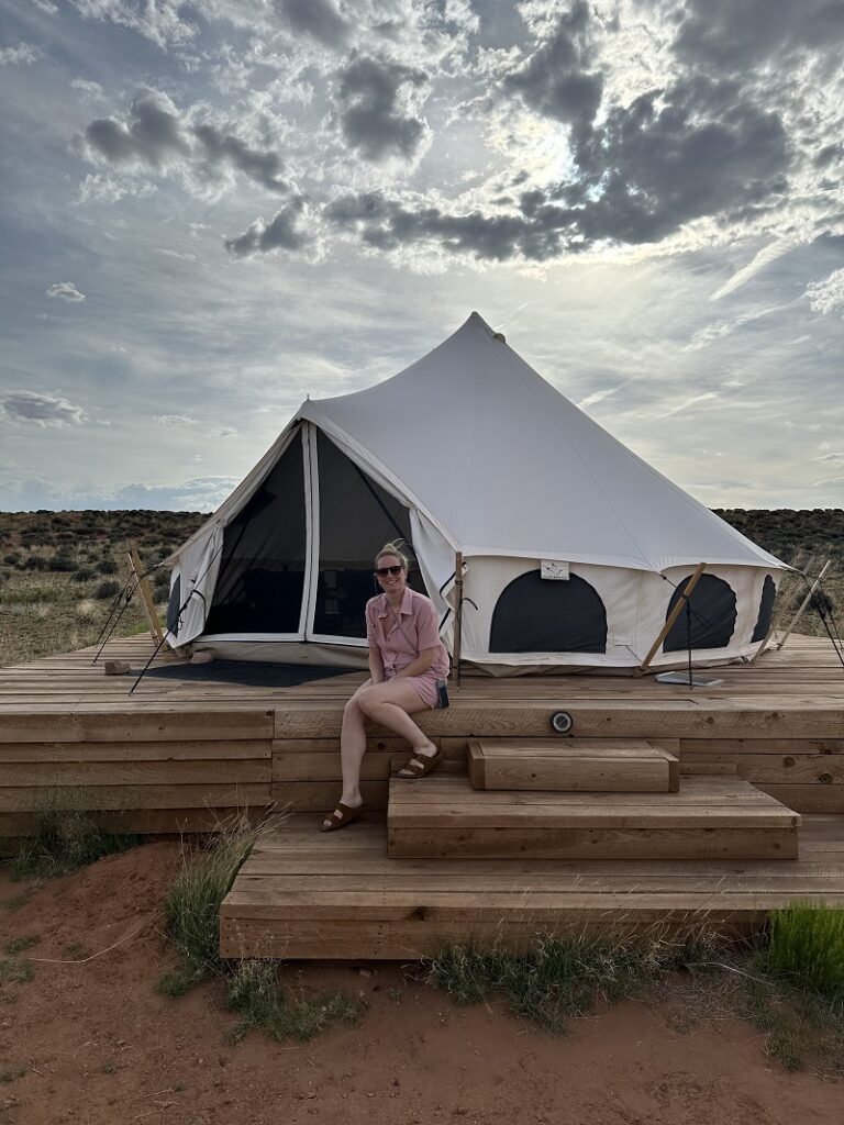 Dormir dans une tente en Arizon