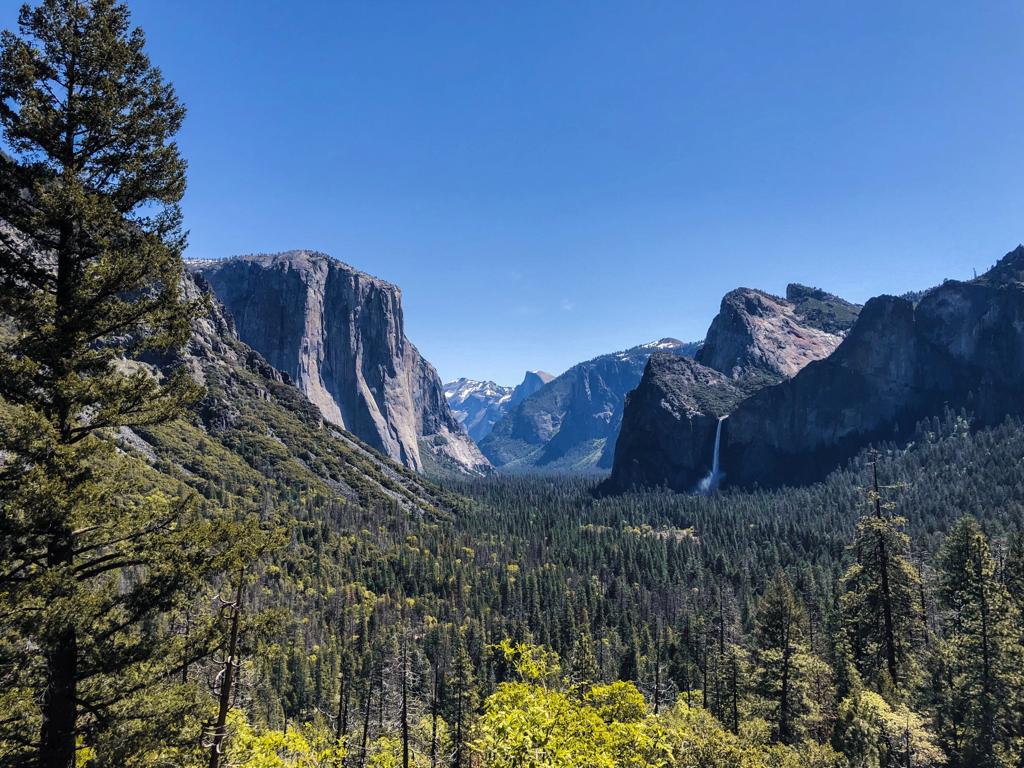 Vue sur le Parc National de Yosemite
